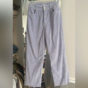 Zara Lavender Corduroy Trousers